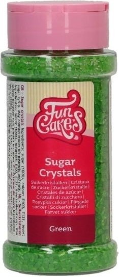 Zuckerkristalle - Grün - Funcakes - 80 g Zuckerkristalle - Grün - Funcakes - 80 g