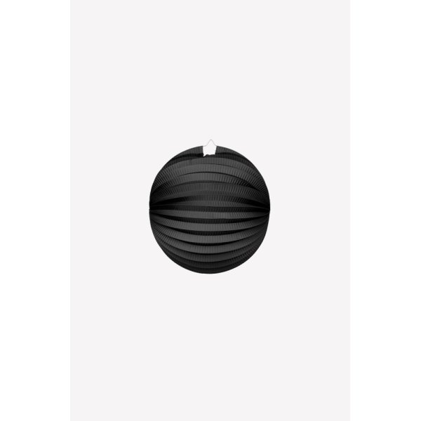 Laterne - Papier - Schwarz - 25 cm Laterne - Papier - Schwarz - 25 cm