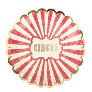 Pappteller - Zirkus - 8er-Packung Pappteller - Zirkus - 8er-Packung