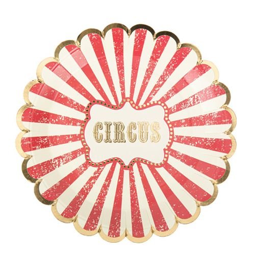 Pappteller - Zirkus - 8er-Packung Pappteller - Zirkus - 8er-Packung