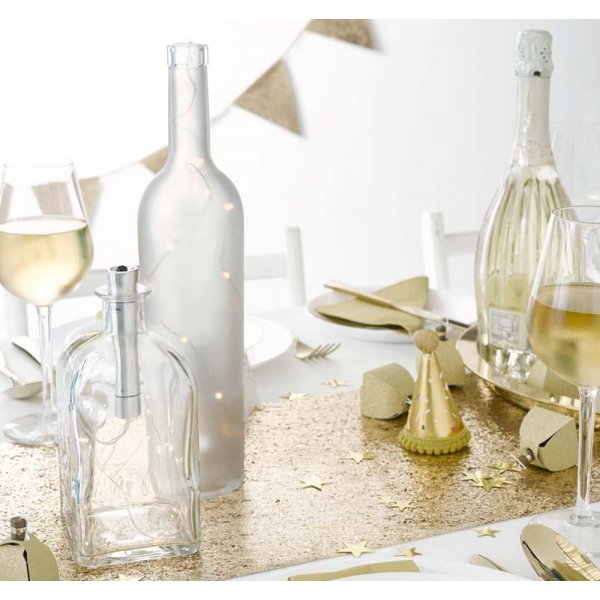 Stoffwimpel - Goldglitter Stoffwimpel - Goldglitter