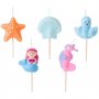 Kuchenkerzen - Under The Sea - 5er-Pack