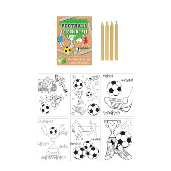 Mini-Malbuch mit Buntstiften - Fußball Mini-Malbuch mit Buntstiften - Fußball