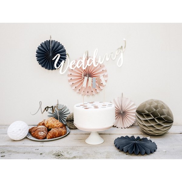 Cake Topper - Liebe - Silber