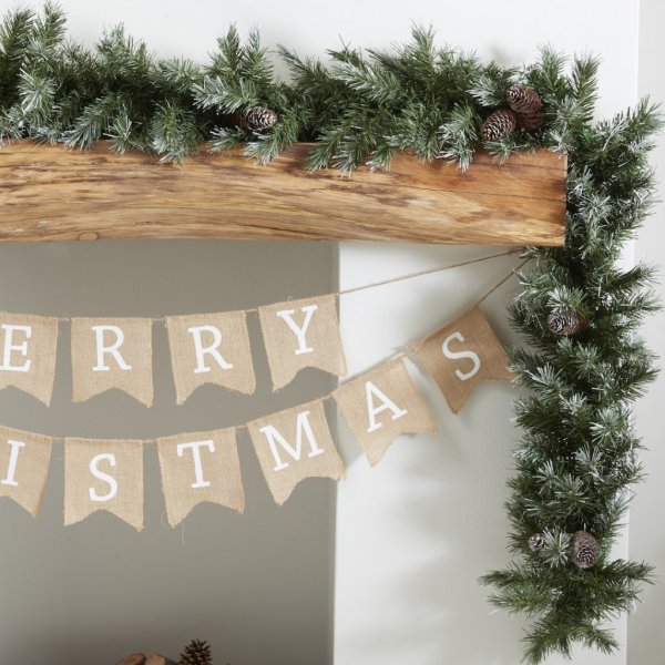 Große Tannengirlande - Rustikale Weihnachten Große Tannengirlande - Rustikale Weihnachten