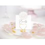 Kartenetui - Herzen - Gold - 10er-Pack