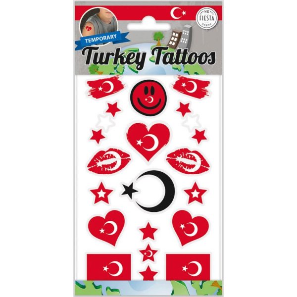 Tattoos - Türkei - 10er-Packung Tattoos - Türkei - 10er-Packung
