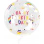 Großer transparenter Ballon - Einhorn - 45 cm Großer transparenter Ballon - Einhorn - 45 cm