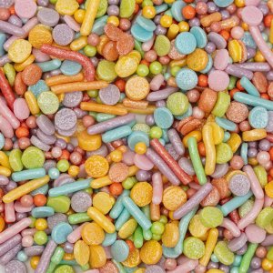 Streuselmischung - Regenbogenmischung Pastell - PME - 76 g Streuselmischung - Regenbogenmischung Pastell - PME - 76 g