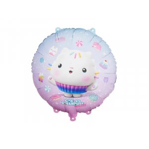 Folienballon - Gabby's Dollhouse - Der Film - Cakey - 35 cm Folienballon - Gabby's Dollhouse - Der Film - Cakey - 35 cm