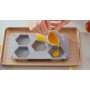 Silikonform - Sechseckig - Decora - Ø 8 cm Silikonform - Sechseckig - Decora - Ø 8 cm
