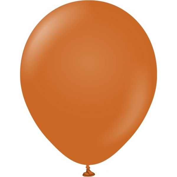 Luftballons einfarbig - Premium 30 cm - Rostorange