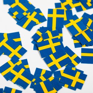 Konfetti - Schwedische Flagge - 150 Stück Konfetti - Schwedische Flagge - 150 Stück