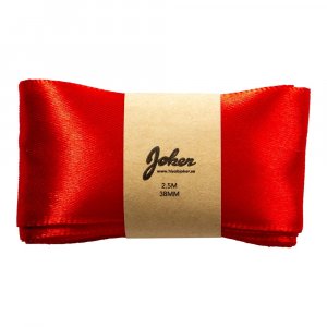 Seidenband - Rot - 3,8 cm x 2,5 m Seidenband - Rot - 3,8 cm x 2,5 m