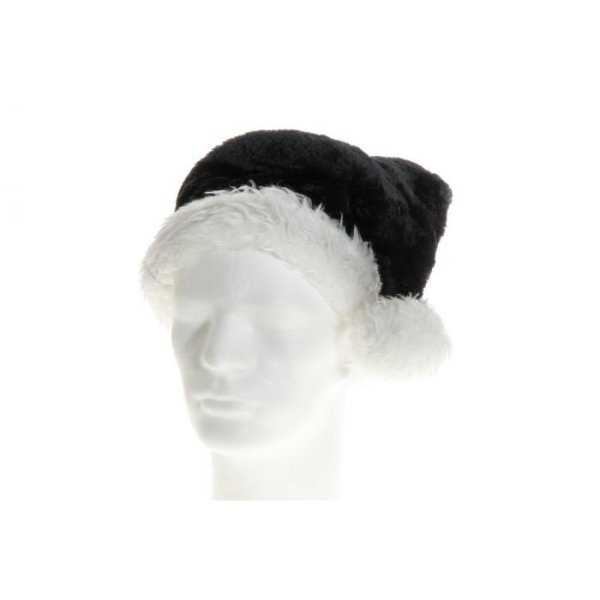 Weihnachtsmannmütze - Schwarz Weihnachtsmannmütze - Schwarz