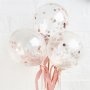 Mini-Konfetti-Luftballons - 5er-Pack - Roségold Mini-Konfetti-Luftballons - 5er-Pack - Roségold