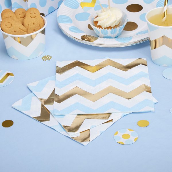 Servietten - Pattern Works - Blau - 16er-Pack Servietten - Pattern Works - Blau - 16er-Pack