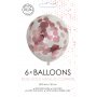 Konfetti-Ballons - Metallic-Roségold - 6er-Pack Konfetti-Ballons - Metallic-Roségold - 6er-Pack