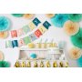 Wimpel - Alles Gute zum Geburtstag - Bunt/Gold