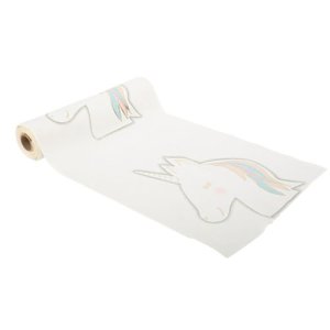 Tischläufer aus Stoff - Pastell - Einhorn - 28 cm x 3 m Tischläufer aus Stoff - Pastell - Einhorn - 28 cm x 3 m