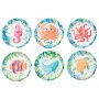Pappteller - Ozeanmotiv - 6er-Pack Pappteller - Ozeanmotiv - 6er-Pack