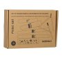 Musikinstrumentenset aus Holz für Kinder mit Triangel, Rhythmusstäben, Mundharmonika und Guiro Musikinstrumentenset aus Holz für Kinder mit Triangel, Rhythmusstäben, Mundharmonika und Guiro