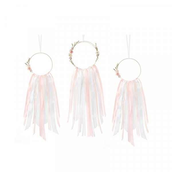 Traumfänger - 3er-Pack - Weiß/Rosa Traumfänger - 3er-Pack - Weiß/Rosa