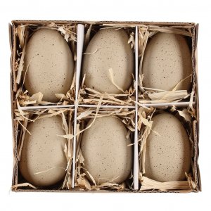 Ostereier - 6er-Pack - Beige Ostereier - 6er-Pack - Beige