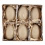Ostereier - 6er-Pack - Beige