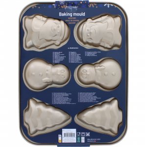 Backform - Weihnachten - Schneemann, Weihnachtsmann, Tanne Backform - Weihnachten - Schneemann, Weihnachtsmann, Tanne