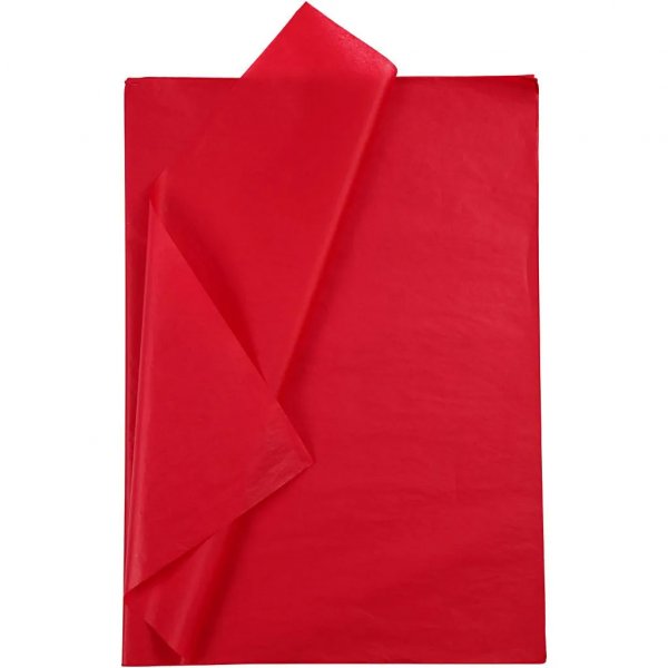 Seidenpapier - 10 Blatt - Rot