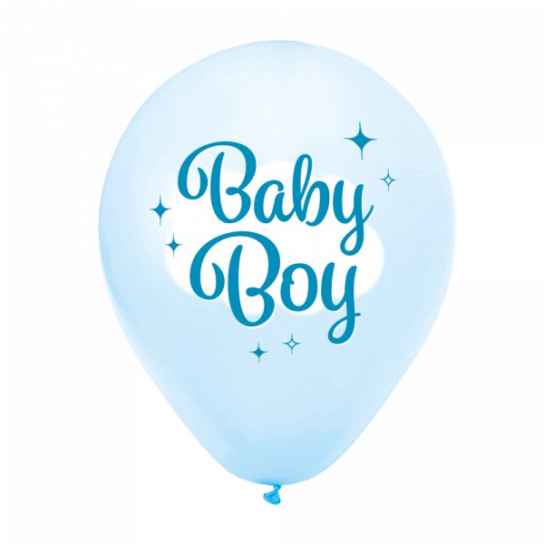 Luftballons - Baby Junge - Blau - 8er-Pack Luftballons - Baby Junge - Blau - 8er-Pack