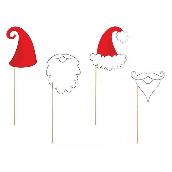 Fotokabine - Weihnachtsmnner und Brte