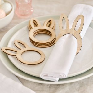 Serviettenringe - 6er-Pack - Hey Bunny