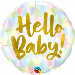 Folienballon - Pastell - Hello Baby Folienballon - Pastell - Hello Baby