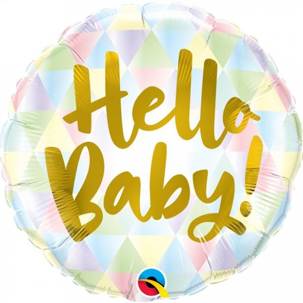 Folienballon - Pastell - Hello Baby Folienballon - Pastell - Hello Baby