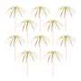 Trinkstäbchen - Silber/Gold - 22 cm - 10 Stück Trinkstäbchen - Silber/Gold - 22 cm - 10 Stück