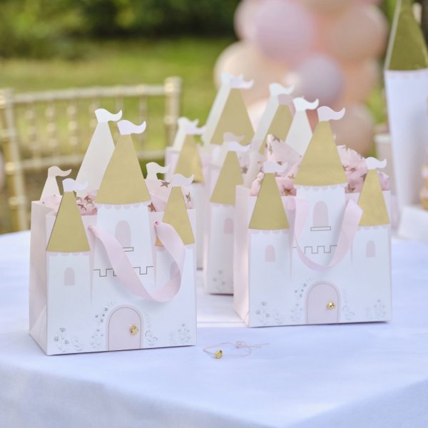 Geschenktten - Schloss - Prinzessinnenparty - 5er-Pack