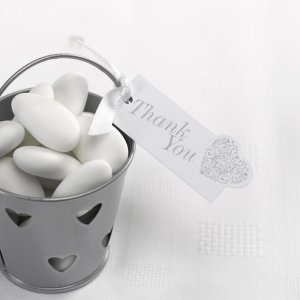 Kleine Anhänger - Danke - Silber - 10er-Pack Kleine Anhänger - Danke - Silber - 10er-Pack