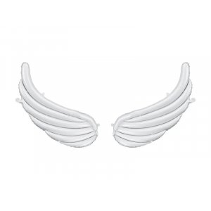 Folienballon - Flügel - Weiß - 95 x 37 cm Folienballon - Flügel - Weiß - 95 x 37 cm
