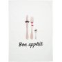 Guten Appetit Kchentuch 50 x 70 cm - Rosa