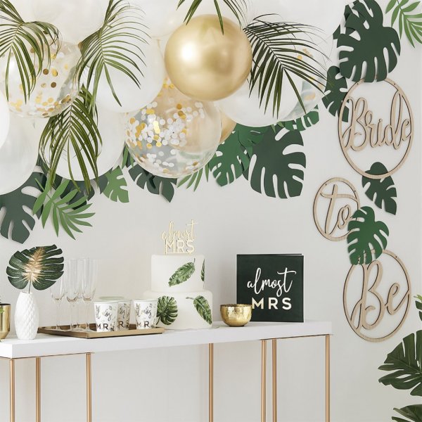 Hintergrund - Brautparty - Gold