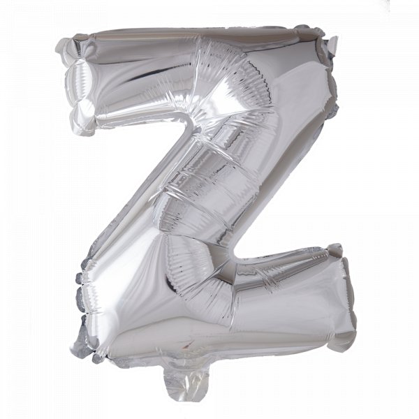 Folienballon Z Silber 16 Zoll