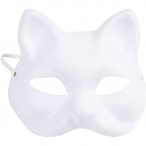 Partymaske - DIY - Katze - 1 Stück Partymaske - DIY - Katze - 1 Stück
