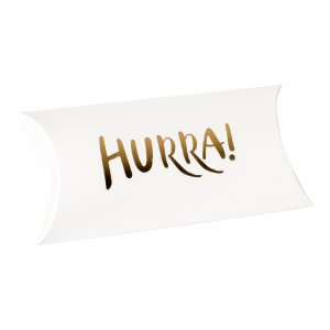 Geschenkbox - Hurra - Weiß Geschenkbox - Hurra - Weiß