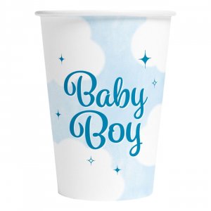 Pappbecher - Baby Junge - 8er-Packung Pappbecher - Baby Junge - 8er-Packung