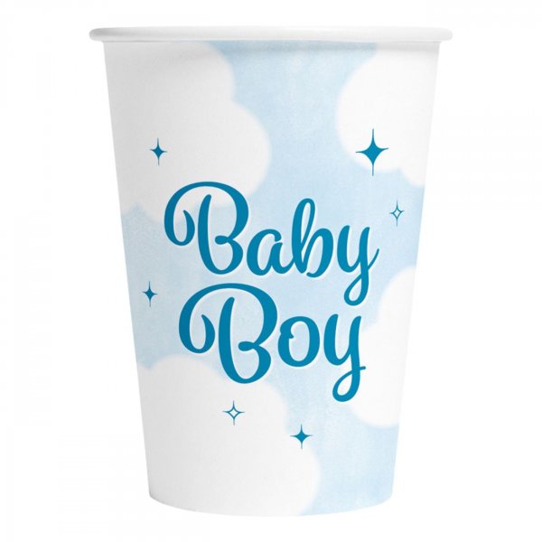 Pappbecher - Baby Junge - 8er-Packung Pappbecher - Baby Junge - 8er-Packung