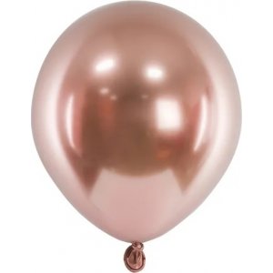 Glänzender Ballon - Roségold - 12 cm - 50er-Pack Glänzender Ballon - Roségold - 12 cm - 50er-Pack
