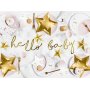 Girlande - Hallo Baby - Gold