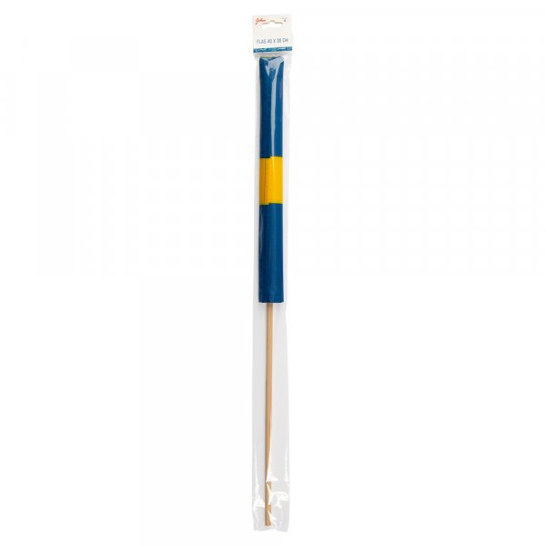 Stofffahne mit der schwedischen Flagge Stofffahne mit der schwedischen Flagge